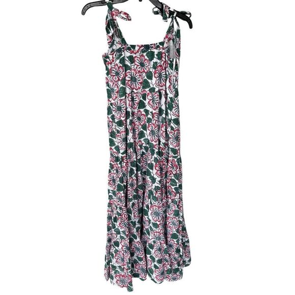 Beau & Ro Floral Indian Blockprint Maxi Dress S - Picture 3 of 7